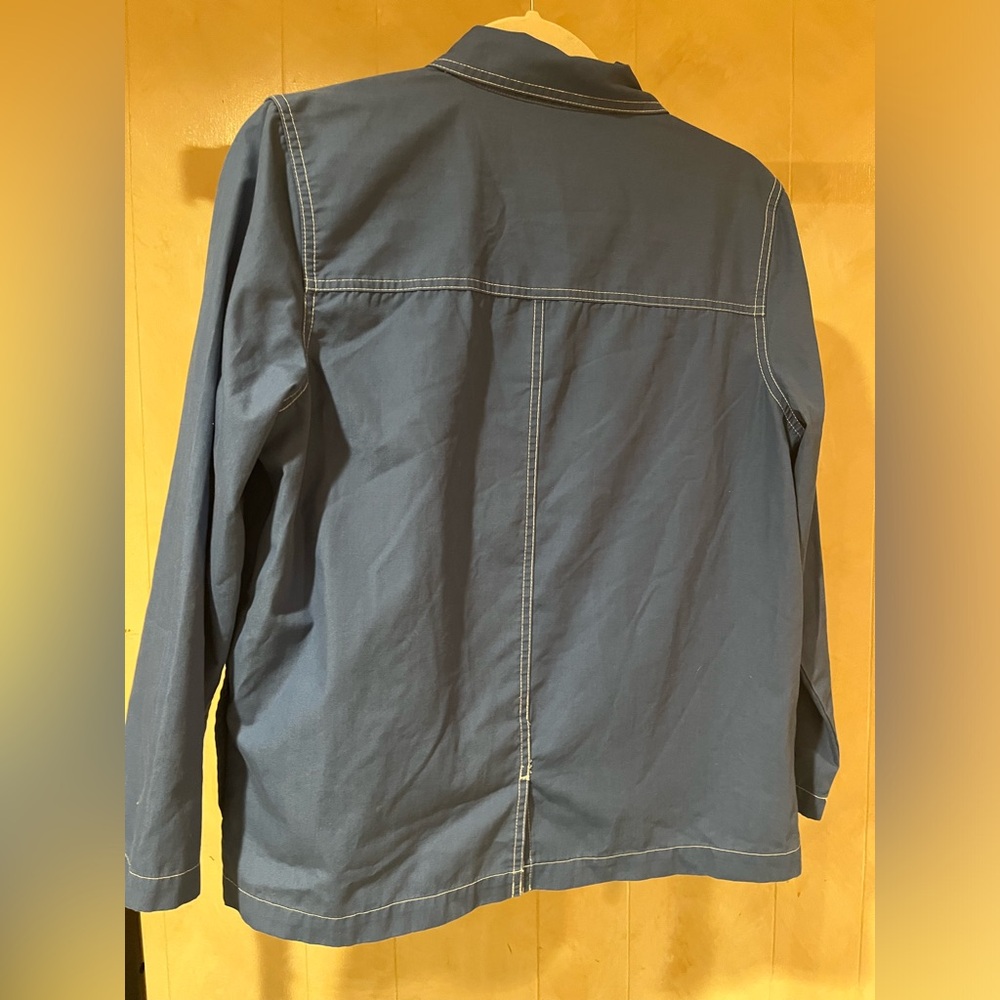 Blue Smock Button-Up - Picture 3 of 3